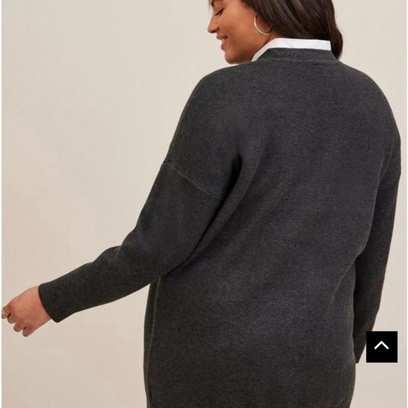 NWT Torrid Luxe Boyfriend Cardigan Sweater - Picture 3 of 7